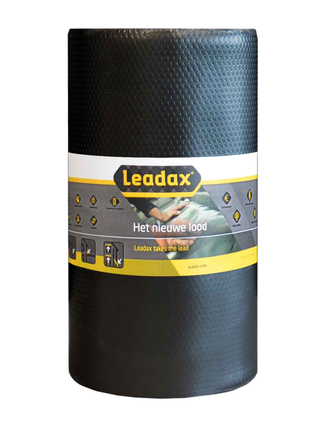 Leadax loodvervanger zwart - 500mm (3m²) Leadax loodvervanger zwart - 500mm (3m²)