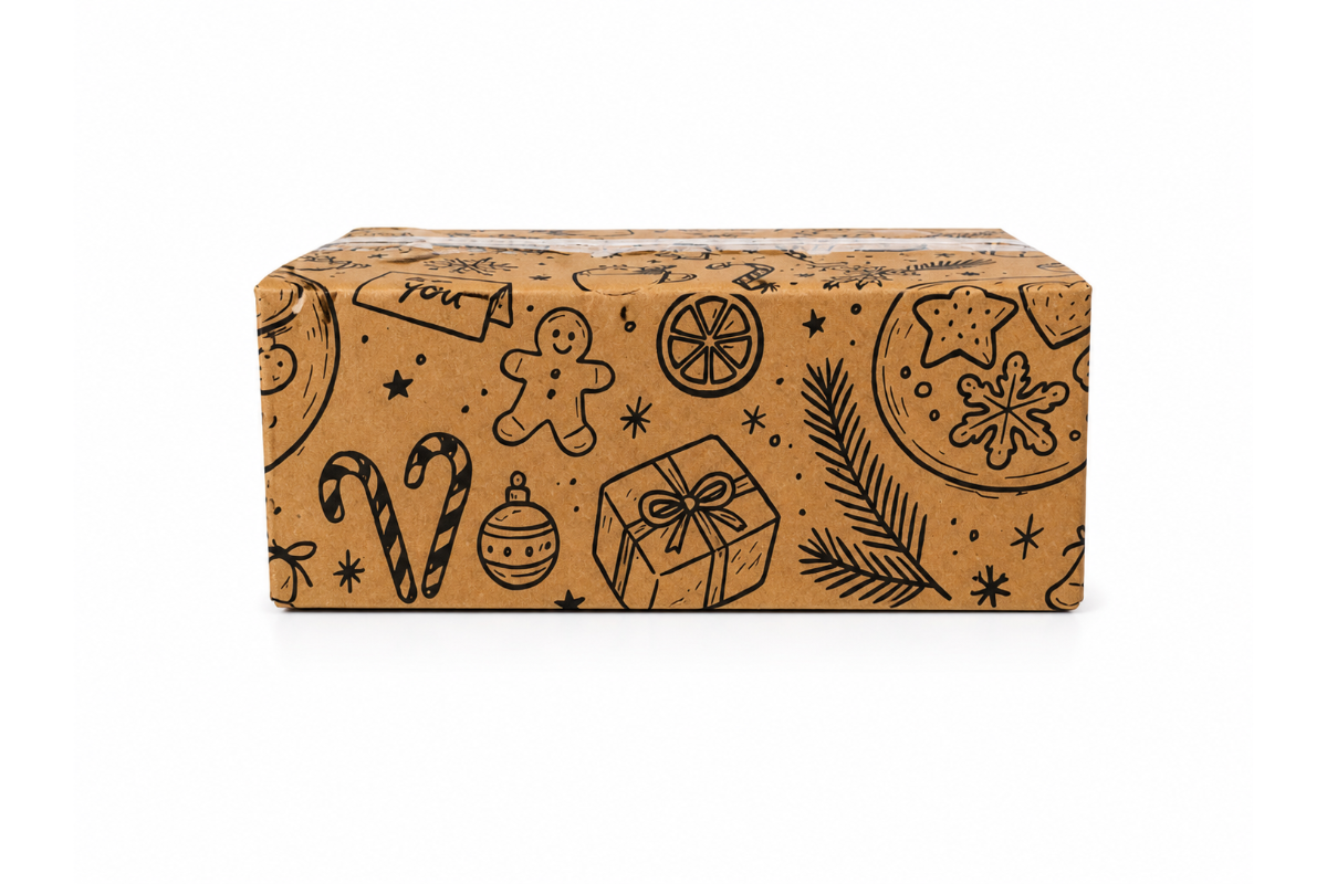Kerstdoos "cosy" - 390 x 290 x 126mm