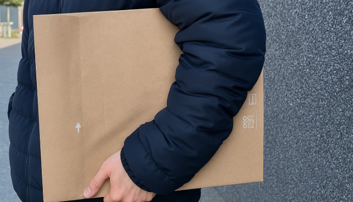 Duurzame papieren verzendzak