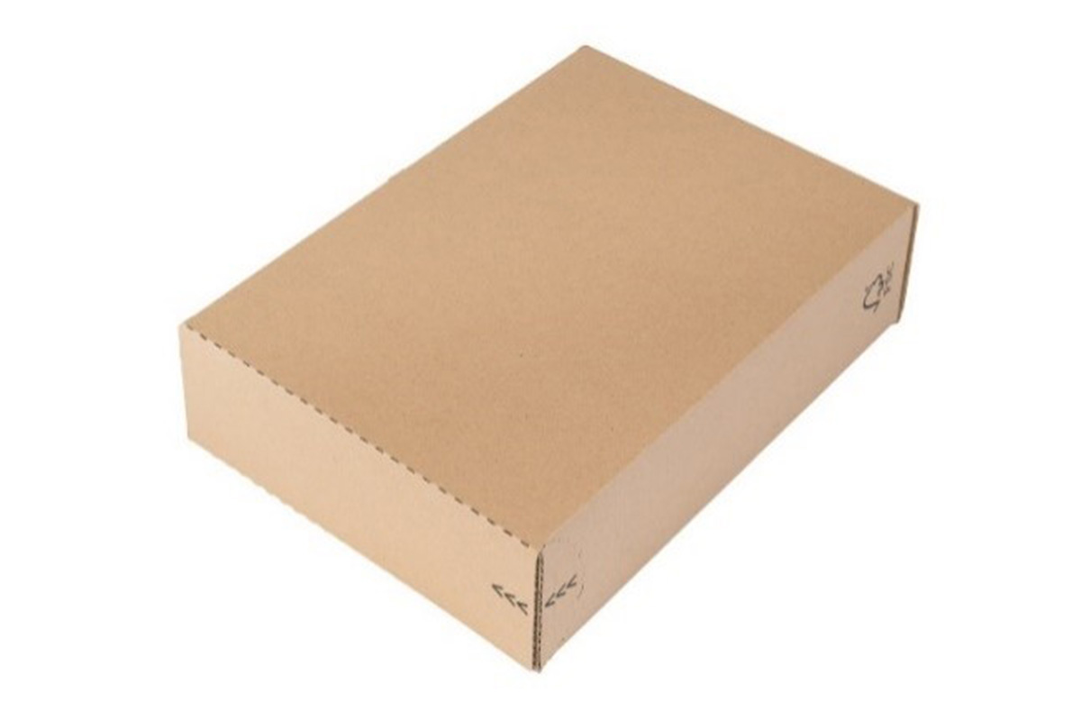 Verzendbox + plakstrip - 250 x 80 x 353mm