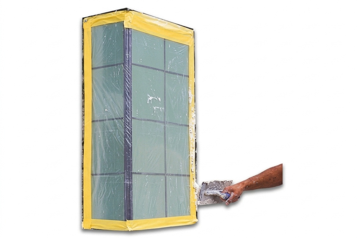 Beton tape geel - 50mm x 33m