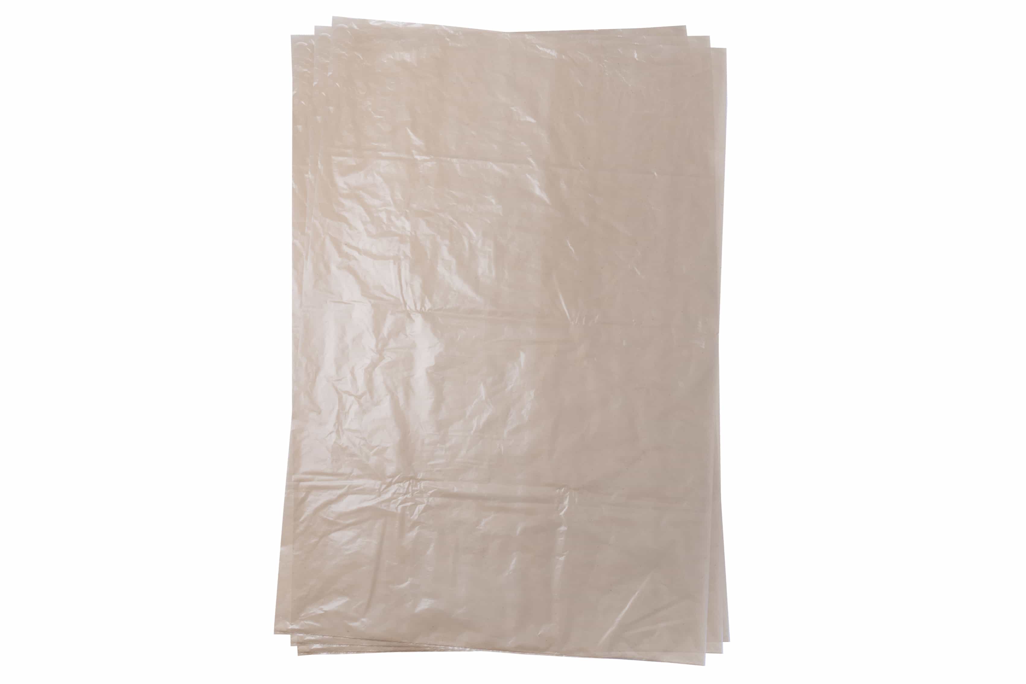 Plastic zakken transparant recycled - 100 x 150cm 100my (5 st)