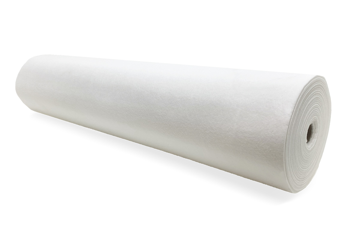 Vloer afdekvlies wit - 100cm x 25m (180gr/m²)
