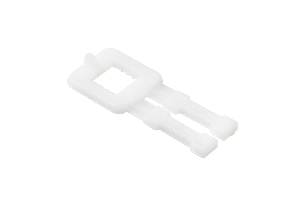 Kunststof gespen transparant - 13mm (250 st)