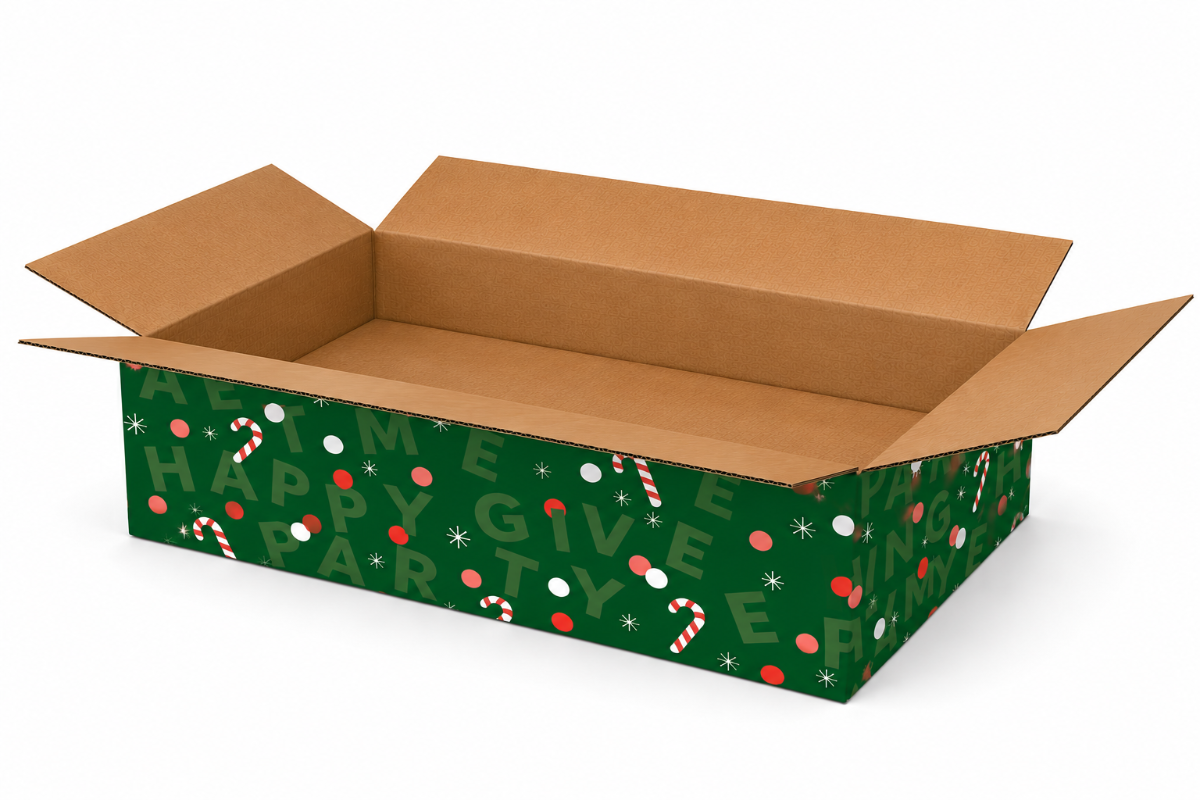 Kerstdoos "Party Time"  - 490 x 390 x 105mm