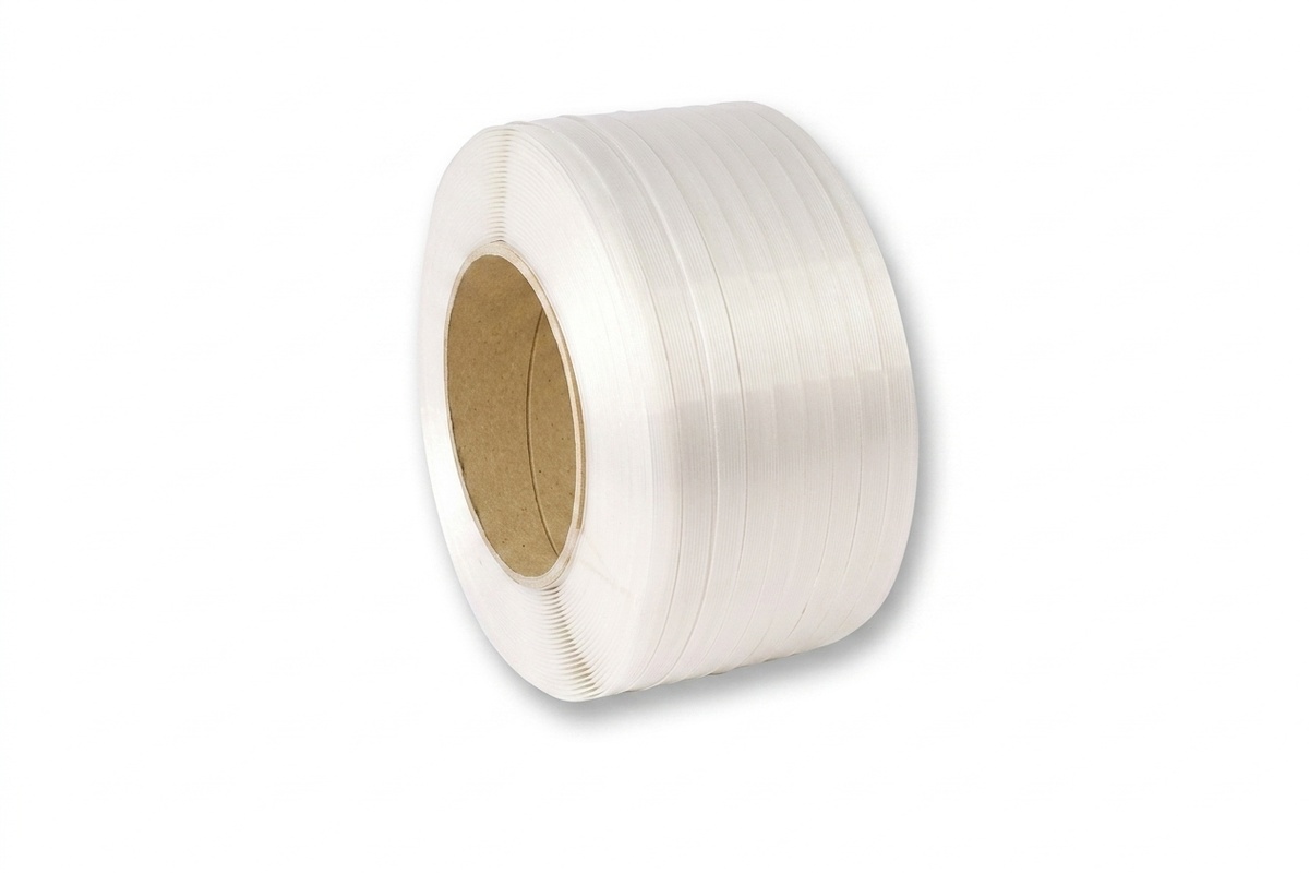 Polyester composietband wit - 16mm x 850m