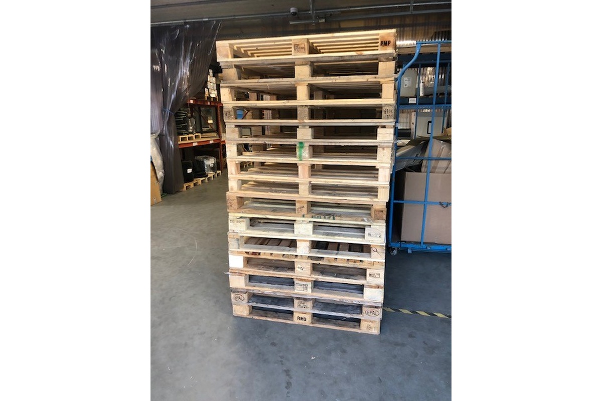 Houten pallets - 1000 x 1200mm (5 st)
