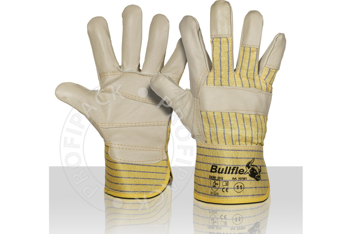 Bullflex Werkhandschoenen meubelleder - 10cm (maat 11/XXL)