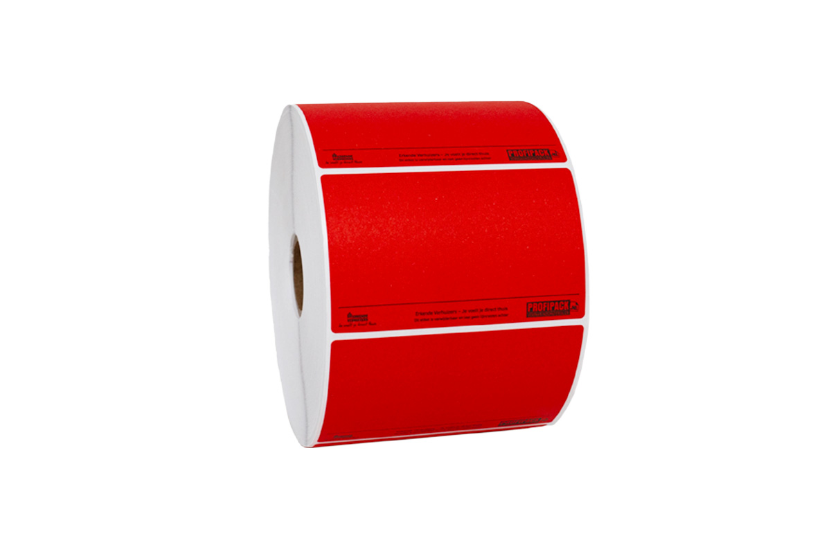 Verhuisetiketten rood - 55 x 90mm Verhuisetiketten rood - 55 x 90mm