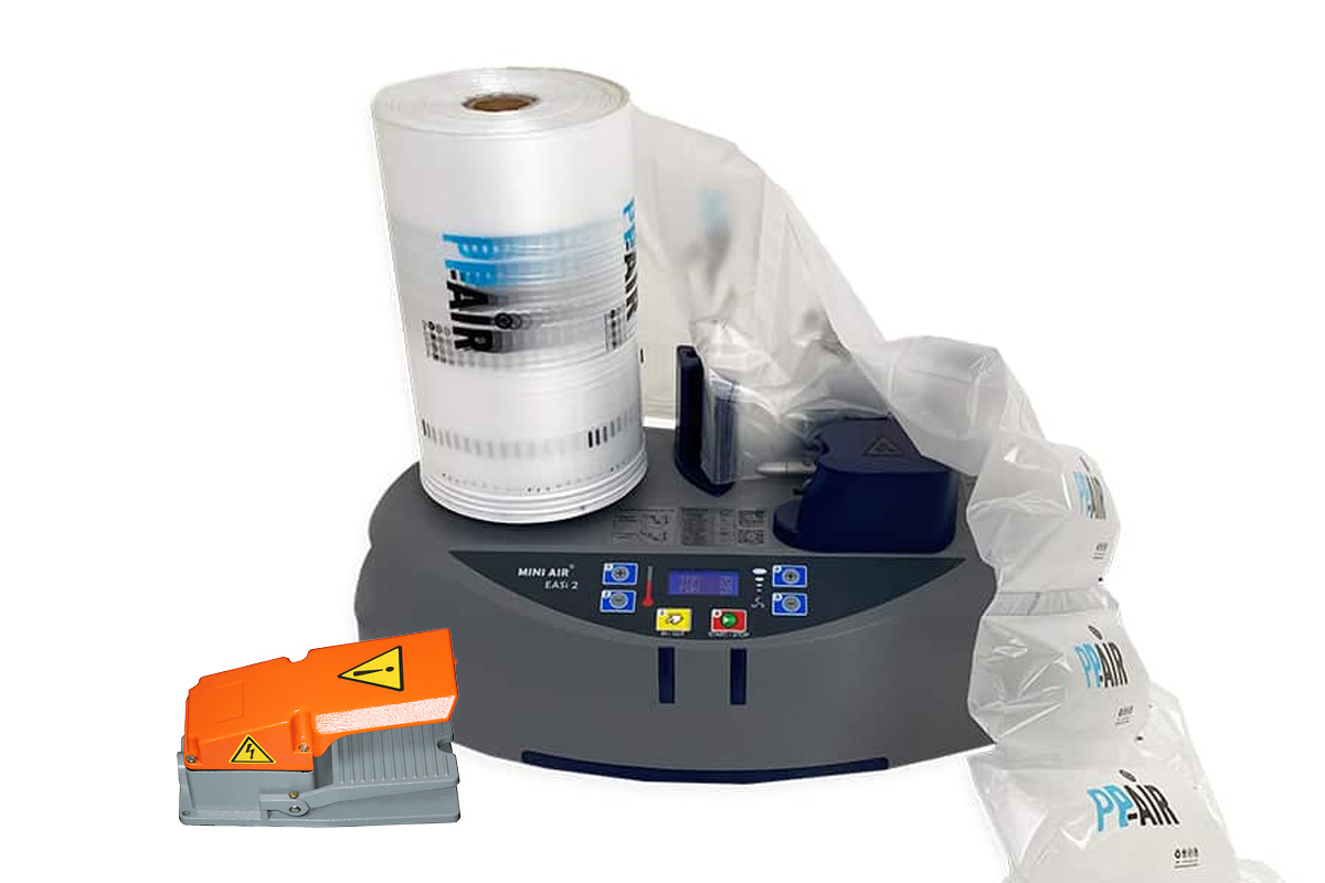 PP air luchtzakjes machine NANO 4.0 - met 2 rollen folie