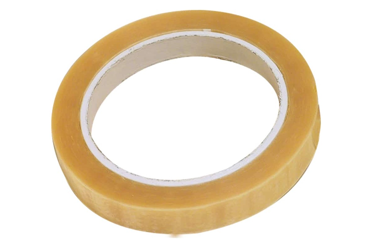 PVC tape transparant - 12mm x 66m