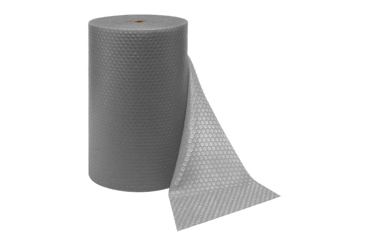 Noppenfolie budget/ECO grijs - 50cm x 100m x 80my