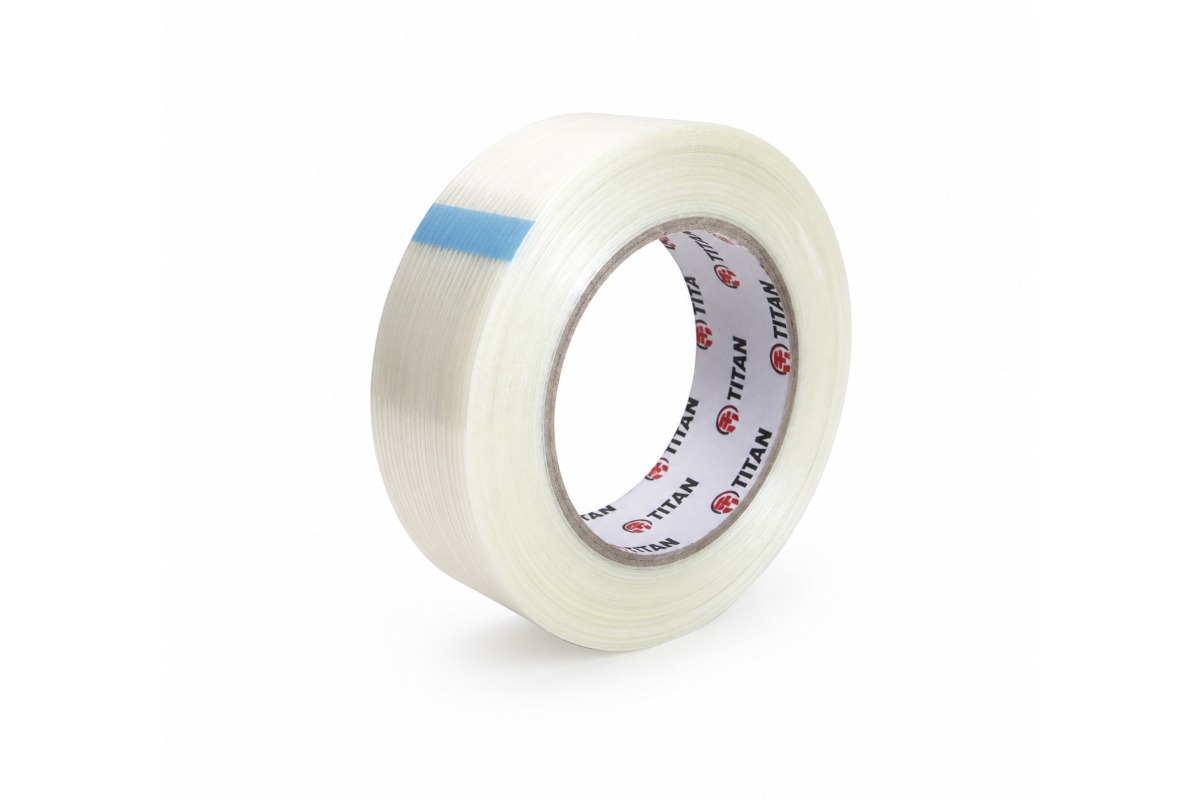 Lengte versterkte tape transparant - 25mm x 50m