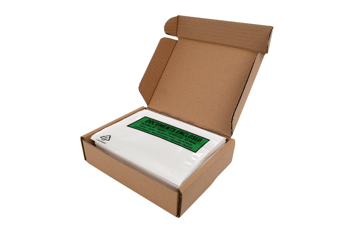 Eco papieren paklijst enveloppen Packing List - 230 x 170mm (1.000 st)