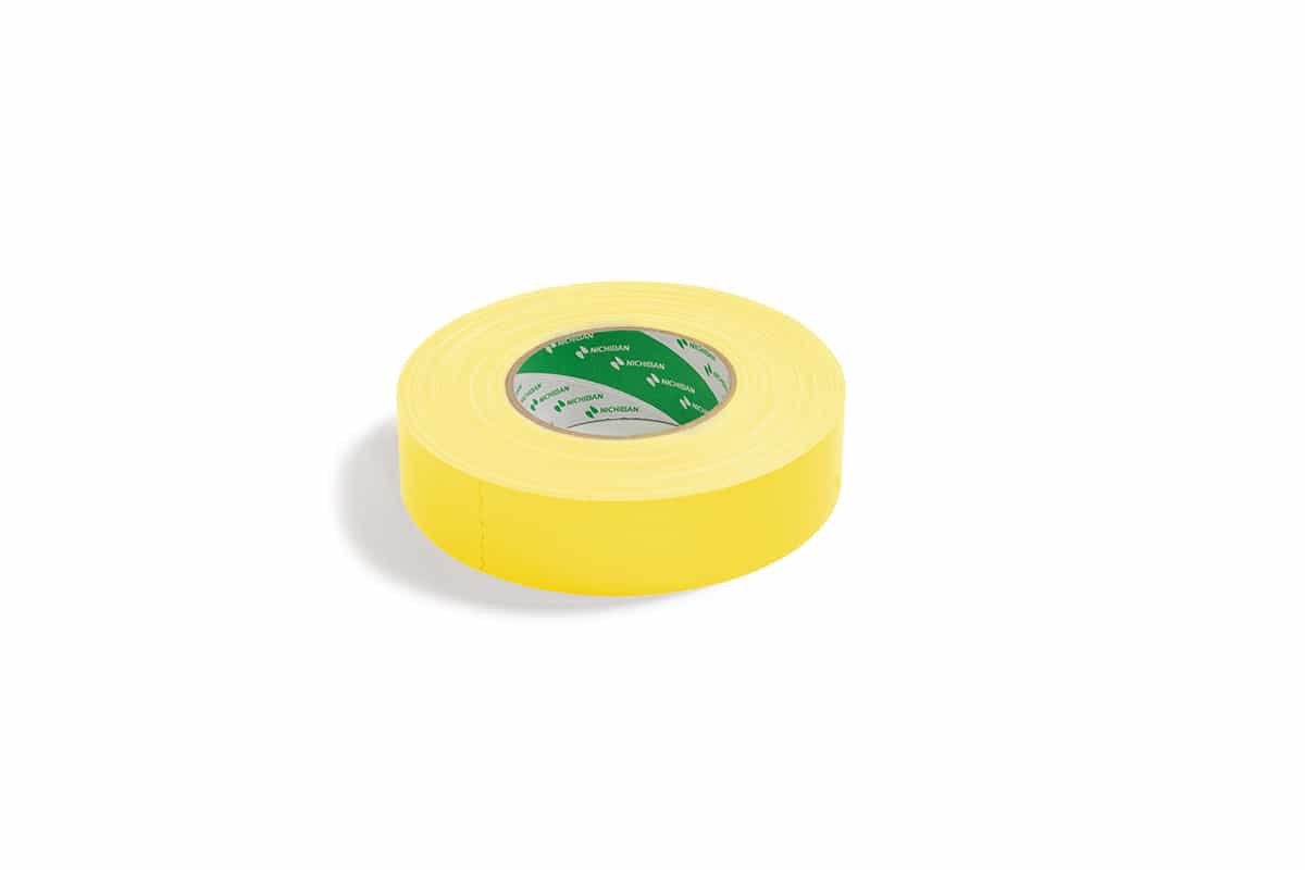 Nichiban® 1200 gaffa tape geel - 25mm x 50m