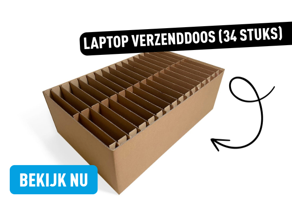 Laptopdoos voor 34 stuks