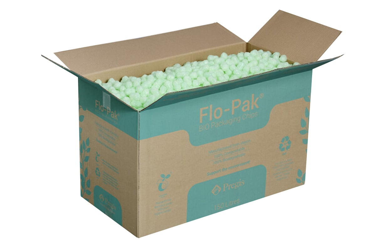 Opvulchips groen bio - 150 liter