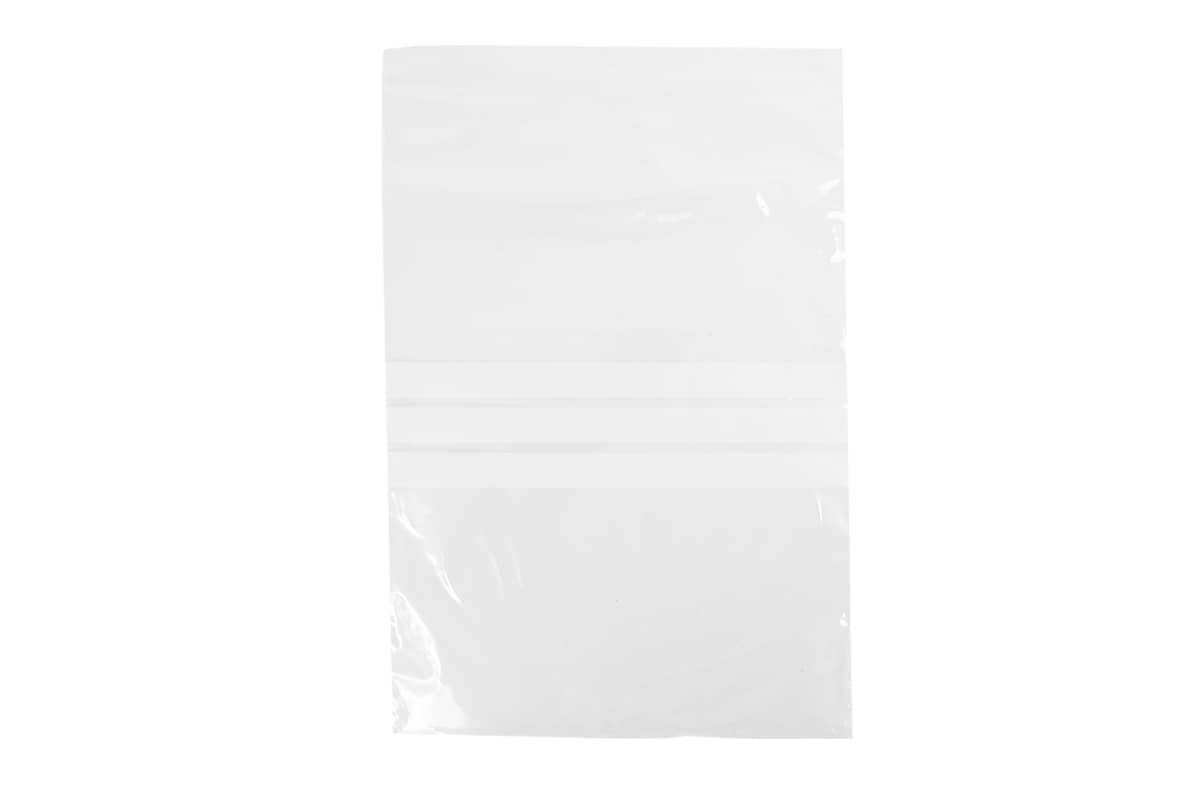 Gripzakken transparant met schrijfvlak - 300 x 400mm x 50my (1.000 st)