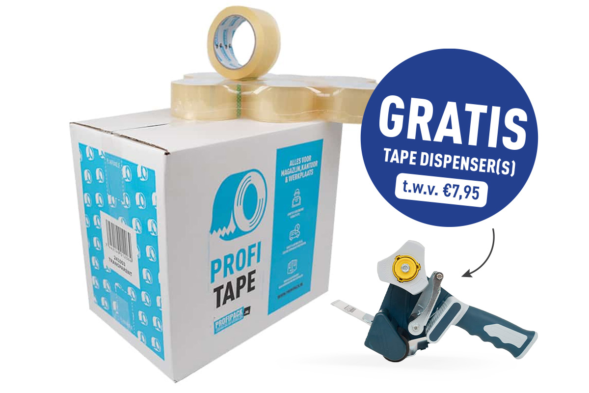 High Tack tape transparant - 48mm x 66m