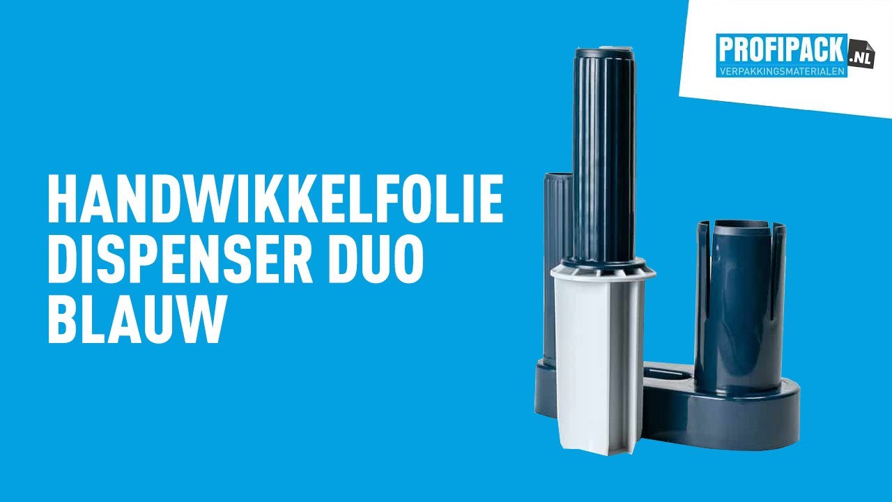 Handwikkelfolie dispenser DUO - rood