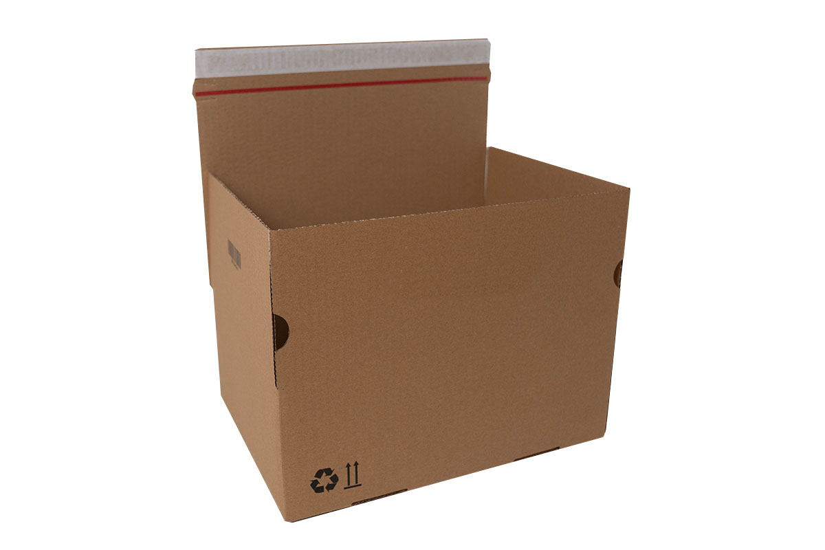 Autolock doos bruin - 169 x 130 x 70mm