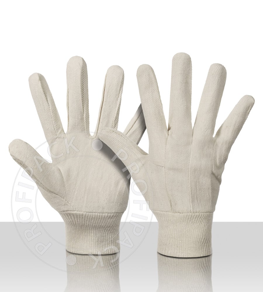 Bullflex 100% katoenen keper handschoenen - maat 10/XL
