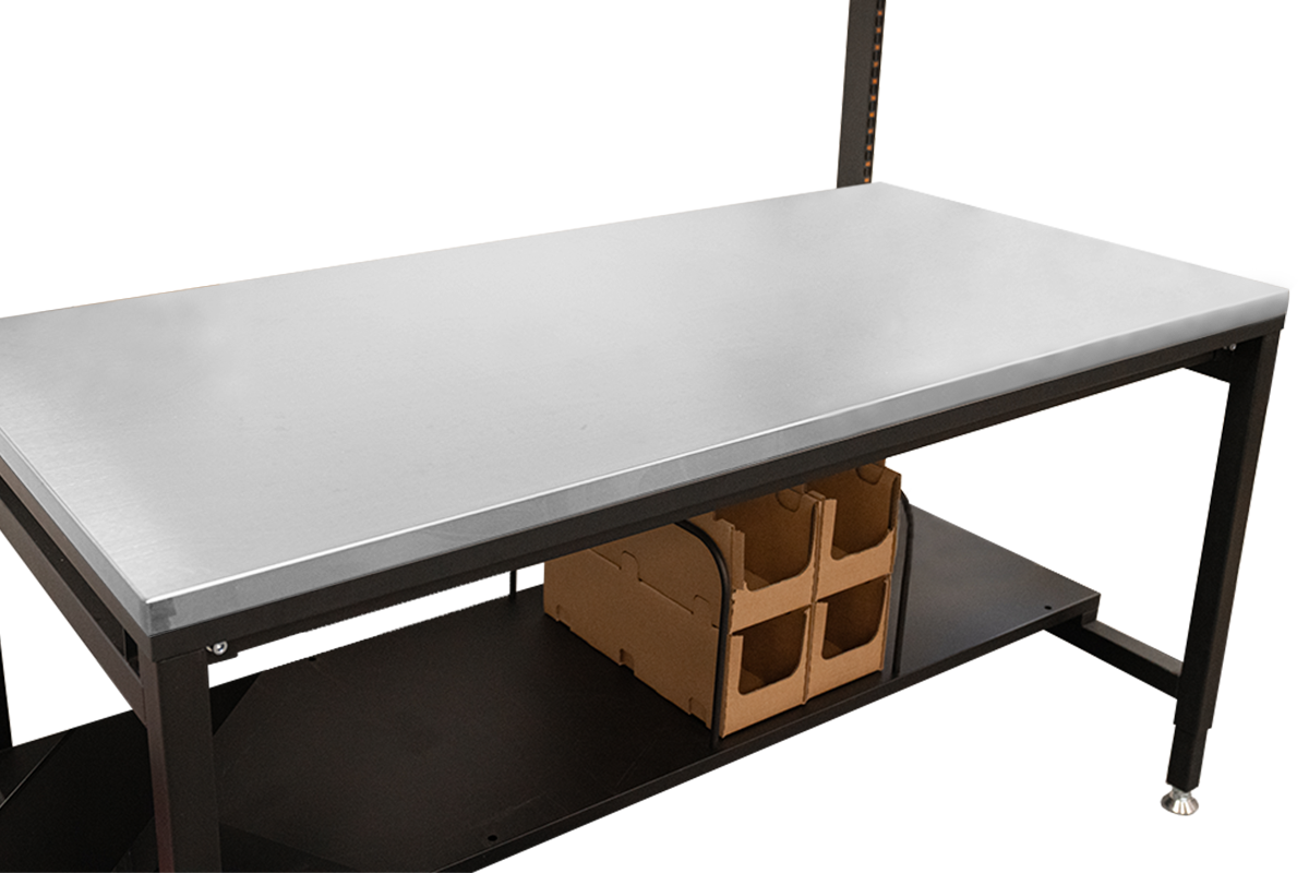 inpaktafel met rvs blad kopen