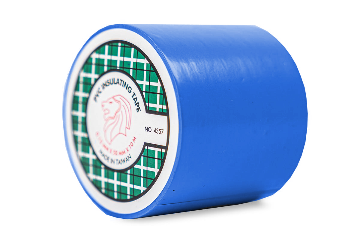 Isolatietape blauw - 50mm x 10m