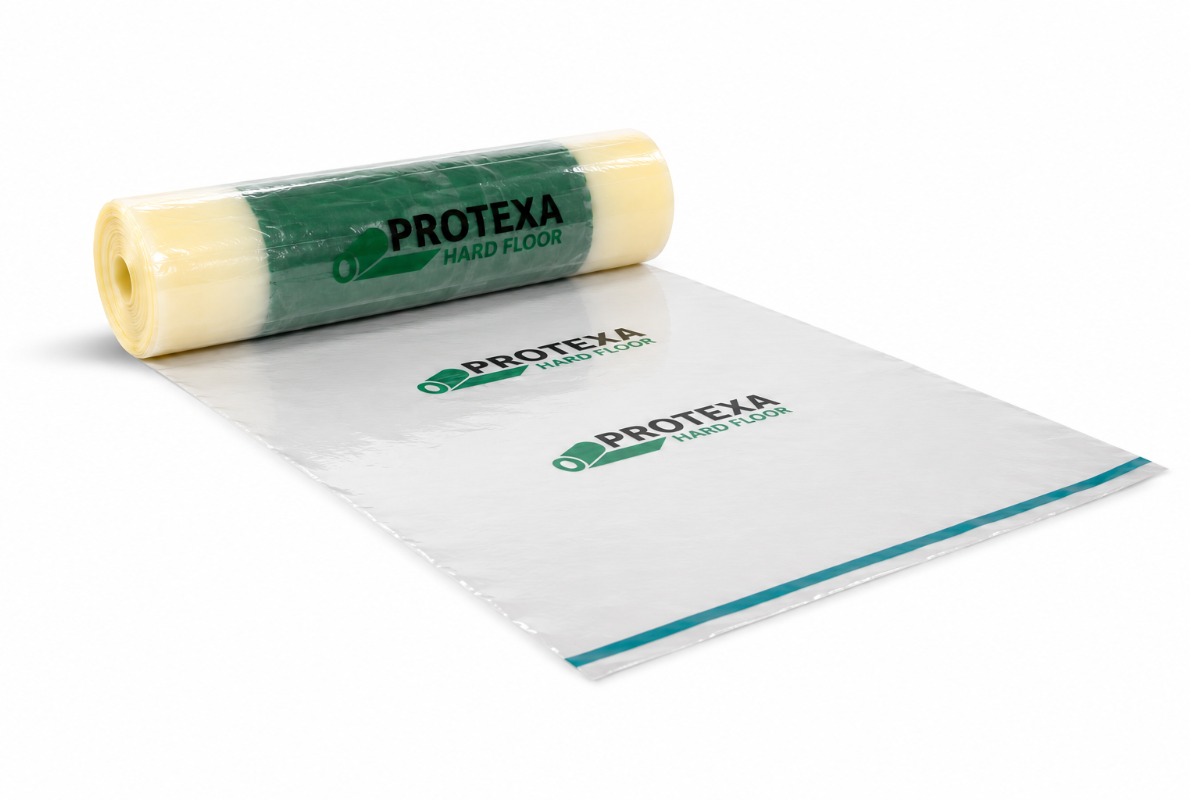 Protexa Harde Vloer Eco Afdekfolie zelfklevend - 60cm x 60m x 60my