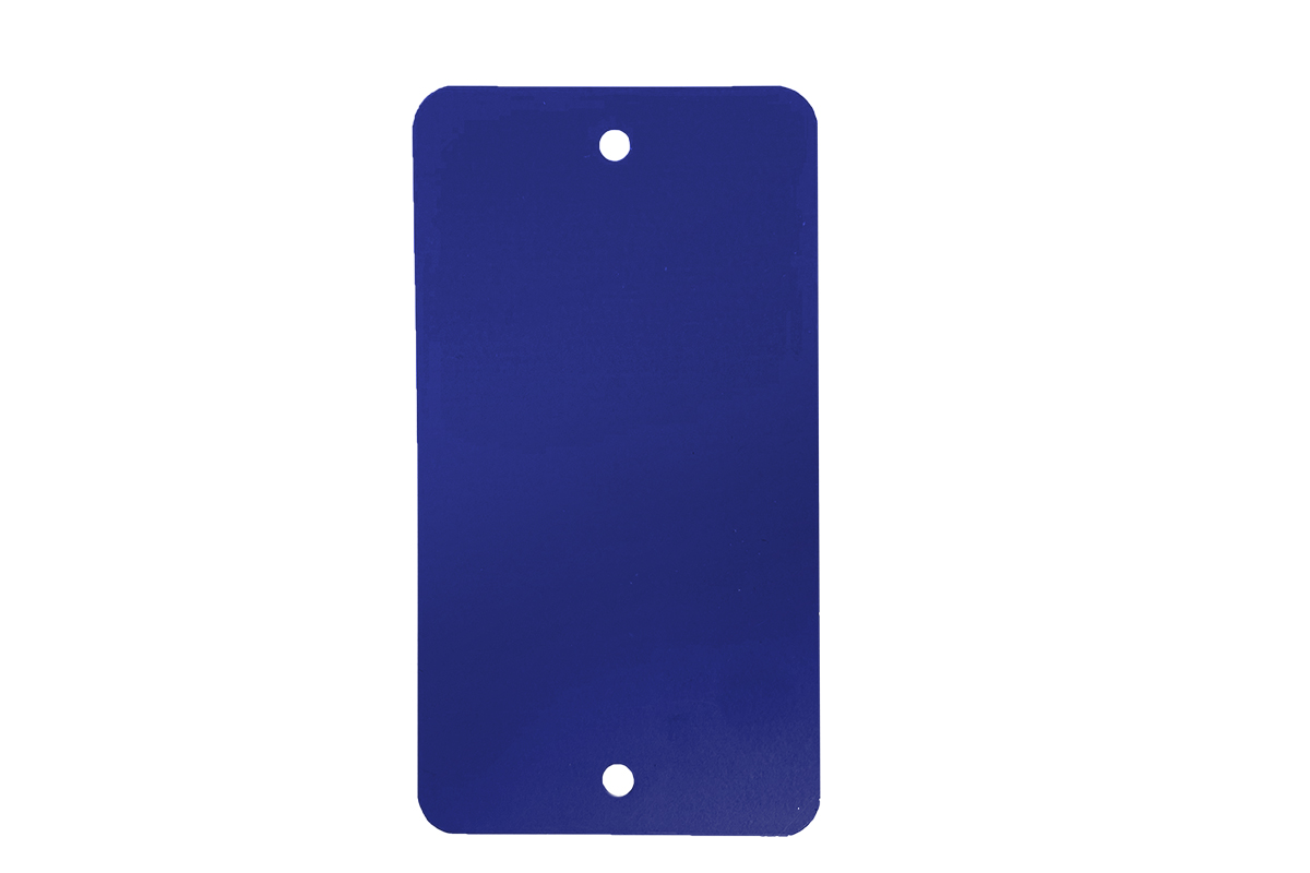 Metalen labels blauw - 55 x 100mm (1.000 st) Metalen labels blauw - 55 x 100mm (1.000 st)
