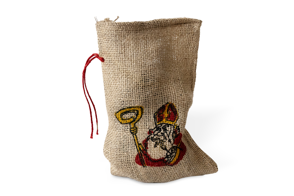 Jute zak Sinterklaas - 51 x 86cm 